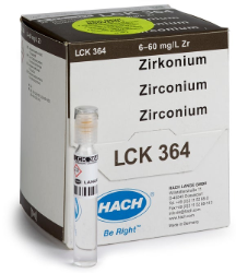 Zirkonyum küvet testi, 6-60 mg/L Zr