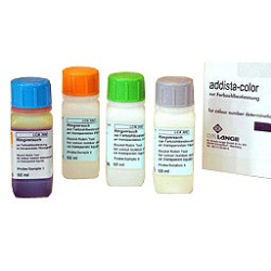 Lico için 6 adet sertifikalı standart renk çözeltisinden oluşan Addista renk seti